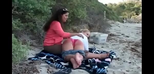  Beach Blanket slapping video video